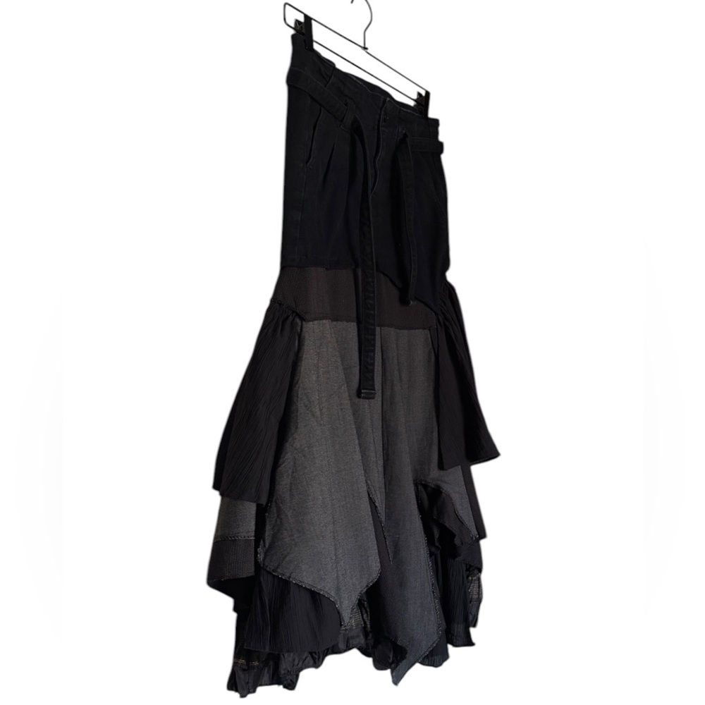 Asymmetrical ruffled teired skirt - Picture 11 of 16